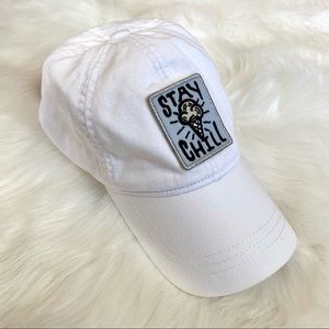 🍦STAY CHILL🍦American Eagle Outfitters Baseball Hat White